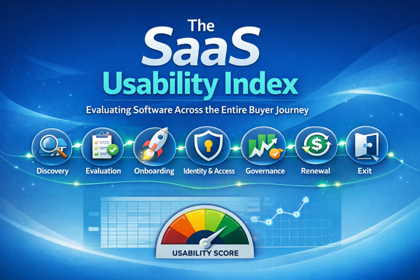 Introducing SaaS Usability Index: A Lifecycle-Based Framework for Enterprise Software Evaluation